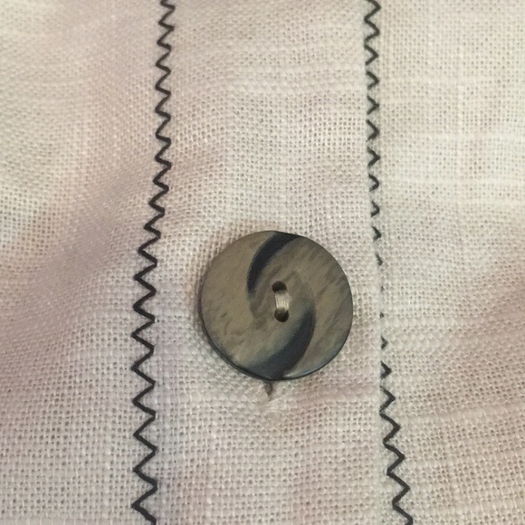 Anne Carson Petite Jacket Sz M Beige and Black - Picture 14 of 14